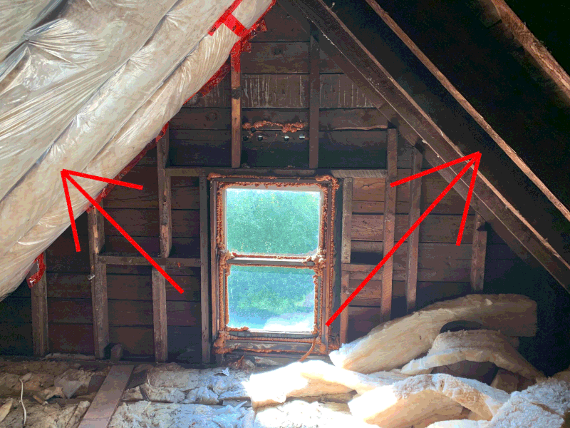 home inspection attic insulation